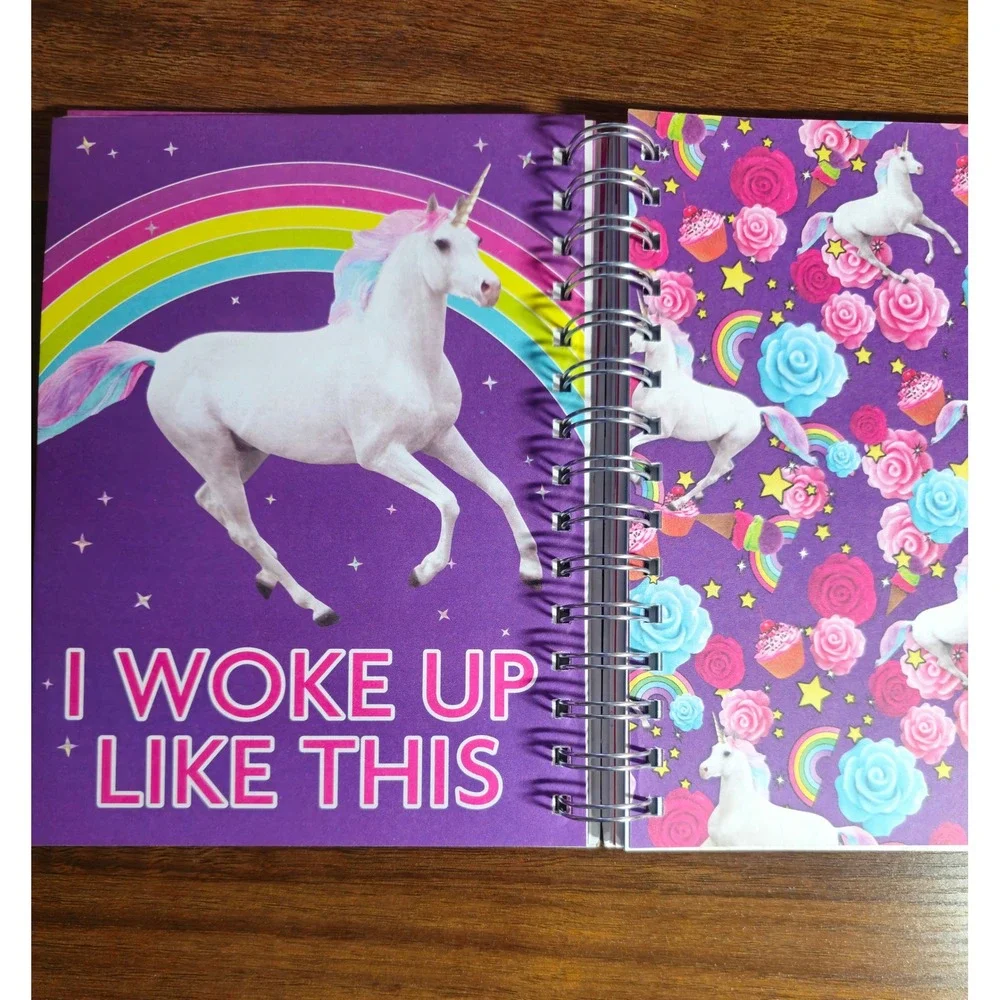 RARE Y2K Claire's Plan a Sweet Life Cat Shaker Spiral Planner with Stickers